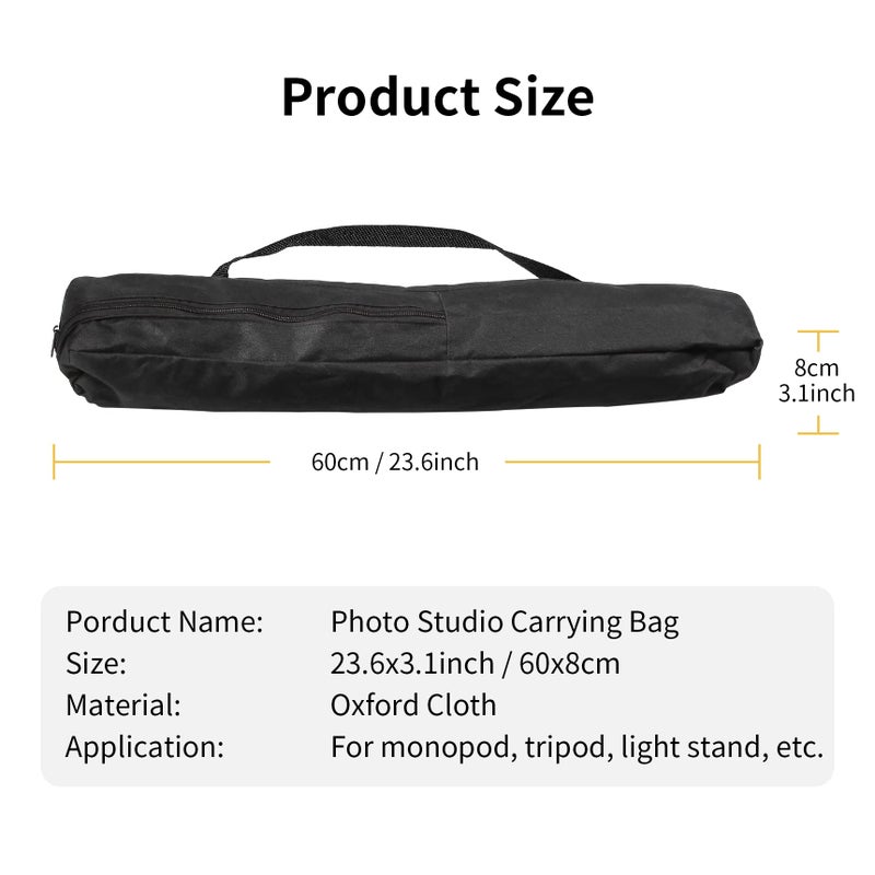 Meking 23.6in Carrying Case Bag with Strap for Light Stand Tripod Monopod Photography Photo Studio - Image 4